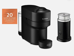 DeLonghi ENV90.B Vertuo Pop Nespresso Kapselmaschine + Aeroccino 3 Milchschäumer für 49,49€ (Vergleich: 79,99€)