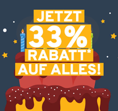 Vorteilshop: 33% Extra-Rabatt auf Alles ab 35€ Bestellwert + kostenloser Versand + kostenloser Rückversand