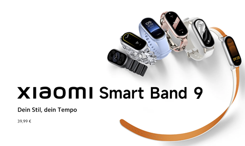 Xiaomi Smart Band 9 für 39,99€ vorbestellen + gratis Produkt erhalten