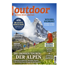 Leserservice: Jahresabo (13 Ausgaben) der Zeitschrift “outdoor” für 97,70€ + bis zu 75€ Prämie