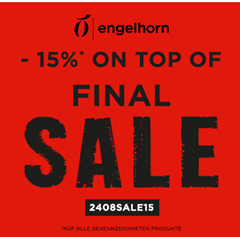 Engelhorn: 15% Extra Rabatt auf Sale