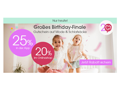 Babymarkt: nur heute 20% Extra Rabatt auf Mode (25% Rabatt in der App)