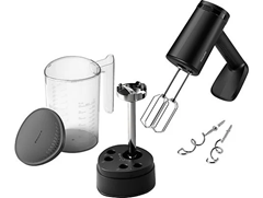 PHILIPS HR3781/10 5000 Series 5 Stufen mit Turbostufe, Handmixer in schwarz (500 Watt, 1 l) mit Zubehör für 39€