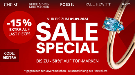 Christ SALE mit bis zu 50% Rabatt + 15% Rabatt extra