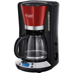 Russell Hobbs Kaffeemaschine (Timer, max 10 Tassen, 1,25l Glaskanne, Warmhalteplatte, 1100W) für 24,99€ (VG. 44,94€)