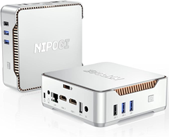 NiPoGi Mini PC 16 GB DDR4 1024 GB M.2 SSD, ?ntel Alder Lake-N97(bis zu 3,60 GHz) etc. für 209,05€