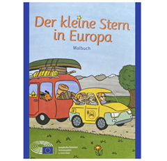 kostenloses Malbuch vom Europäischen Parlament: Der kleine Stern in Europa