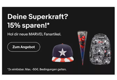 eBay: 15% Rabatt auf Marvel Artikel