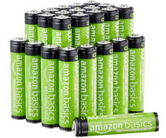 24er Pack Amazon Basics AAA-Akkus (800 mAh) ab 12,49€ (statt 19,22€)