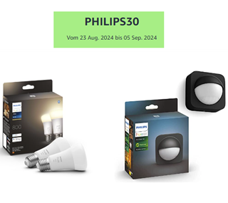 Amazon: Kaufe 2 Hue Produkte und erhalte 30% Rabatt auf das günstigere Produkt