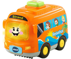 VTech Tut Tut Baby Flitzer – Reisebus – Spielzeugauto mit Musik, aufleuchtender Taste, spannenden Sätzen und Geräuschen – Für Kinder von 1-5 Jahren für 6,99€