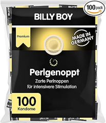 Billy Boy Perlgenoppt Kondome mit Zarten Perlnoppen, 100 Stück für 20,96€