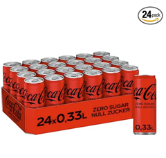 Coca-Cola Zero Sugar 24 x 0,33 Dose für 14,74€