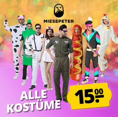 SportSpar: Miesepeter Kostüme für je 15€ zzgl. eventuell Versand