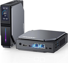 ACEMAGIC S1 Mini PC Lake-N95 (bis zu 3.4GHz), 16GB DDR4 1024GB M.2 SSD Vertikaler Micro PC, WiFi 6/BT für 206,10€