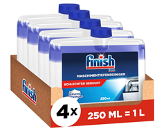 4er Pack Finish Maschinenreiniger gegen Kalk und Fett für 5,74€ (Vergleich: 11,80€)