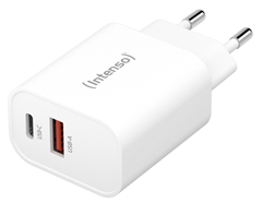 Intenso Ladegerät Power Adapter USBA/USBC 30W für 9,99€ (Vergleich: 14,92€)