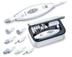 Beurer MP 41 elektrisches Maniküre-/ Pediküreset mit 7 Aufsätzen für 27€ (Vergleich: 33,83€)