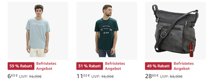 Tom Tailor Sale bei Amazon