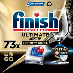 73 Finish Ultimate Plus Infinity Shine Spülmaschinentabs für 9,97€ (Vergleich: 18,99€)