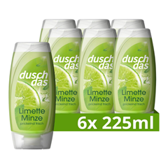 6er Pack Duschdas Duschgel Limette Minze für 5,64€ (Vergleich: 7,50€)