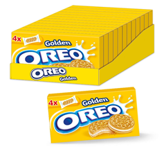 OREO Golden Box 12 x 176g, Doppelkeks mit Crème-Füllung für 14,39€ (Vergleich: 23,88€)