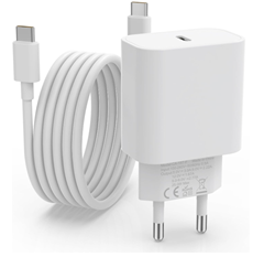 USB-C Ladegerät 25W mit USBC Kabel 2m für 5,93€