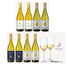 Grauburgunder Genuss Probierpaket – 8 Weine + 2 Gläser für 42,90€ (statt 99,50€)