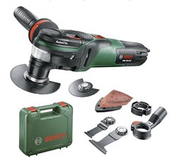 Bosch Multifunktionswerkzeug PMF 350 CES (350 Watt, für Starlock und Starlock Plus Zubehör, im Koffer) für 114,99€
