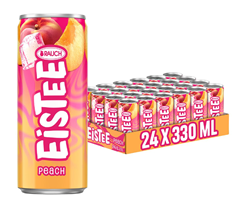 [Pfandfehler?] Rauch Eistee Peach, EINWEG Dosen (24 x 0.33 l) für 11,31€