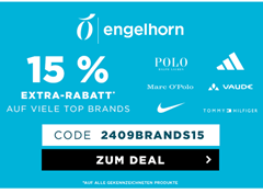 Engelhorn: 15% Extra Rabatt auf top brands