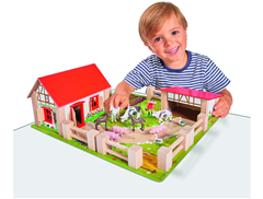 Eichhorn Kleiner Bauernhof (21-teilig, 38 x 35cm) für 14,19€ (Vergleich: 19,98€)