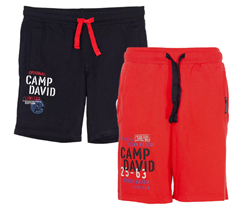 Doppelpack CAMP DAVID Herren Sweat-Shorts (by Dieter Bohlen) für 30€ (Vergleich: 69,98€)
