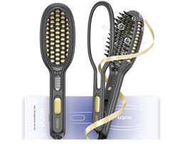 llano Ionen Glättbürste mit Haarhalter (30s Schneller Keramikerwärmung, 140°C-230°C) für 34,99€