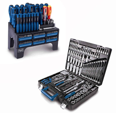 Scheppach TB217 Werkzeugkoffer (217 Teile) + Schraubendreher Set (100 Teile) für 109,99€ (Vergleich: 148,90€)
