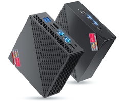NiPoGi AM06 PRO Mini PC (indows 11, ?MD Ryzen 7 5800U(8C/16T, bis zu 4,4 GHz), 16GB DDR4 512GB M.2 SSD, WiFi 6, Dual LAN, 4K UHD) für 293,10€