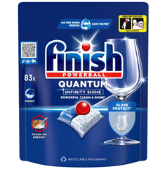 Finish Quantum Infinity Shine Spülmaschinentabs (83 Tabs) für 10,70€