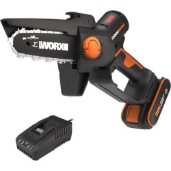 WORX WG325E NITRO Profi Mini Akku-Kettensäge 20V inkl. Ladegerät und Akku für 105,69€ (VG: 149,99€)