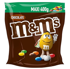 M&M’S Chocolate, Schokolinsen mit bunter Zuckerhülle (1 x 400g) für 2,89€ (Vergleich: 4,99€)