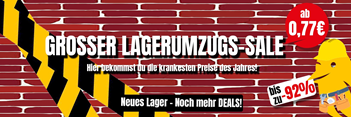 PickSport: großer Lagerumzugs-Sale mit bis zu 92% Rabatt auf die UVP