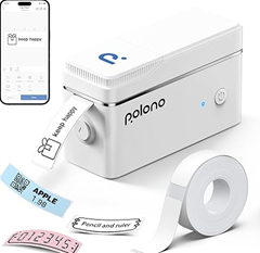 POLONO Etikettendrucker, P31s Bluetooth Etikettiergerät für 12,79€