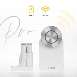 Smartes Türschloss Nuki Smart Lock 3.0 Pro mit WLAN und Akkupack für 199€ (Vergleich: 225€)