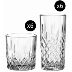 12-teilige Leonardo LIMITED Becherset (6 Longdrink & 6 Whiskygläser) für 26,96€ (VG: 40,89€)