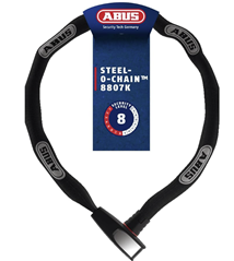 ABUS Kettenschloss Steel-O-Chain 8807K – Flexibles Fahrradschloss aus gehärtetem Stahl – ABUS-Sicherheitslevel 8 in 110cm länge für 31,71€ (VG: 40,60€)