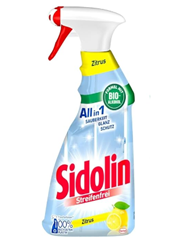 Sidolin Zitrus streifenfrei Glasreiniger (500ml) für 0,95€ (Vergleich: 1,95€)