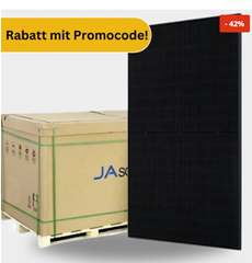 36x JA-Solar JAM54D41 435/LB Bifacial Glas-Glas PV-Modul in Full Black für 2.063€ (Selbstabholer = 1.863€)