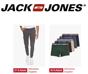 JACK & JONES Sale mit bis zu 85% Rabatt auf die UVP