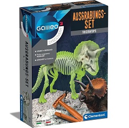 Clementoni Galileo Discovery Ausgrabungs-Set Triceratops (59273) für 7,99€ (Vergleich: 11,31€)