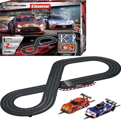 Carrera Evolution Flames and Fame Rennbahn für 85,90€ (VG: 103,84€)