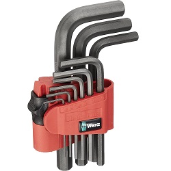 9-teiliger Winkelschlüsselsatz Wera 950/9 BM N BlackLaser für 8,83€ (Vergleich: 14,78€)